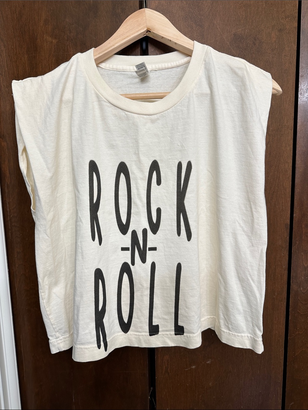 American Apparel Cream Short-Sleeve Tee